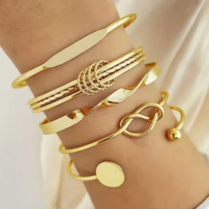 Elegantes Pulseras de Acero
