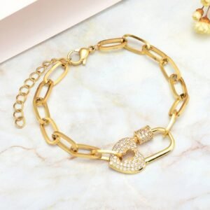 Elegantes Pulseras de Acero