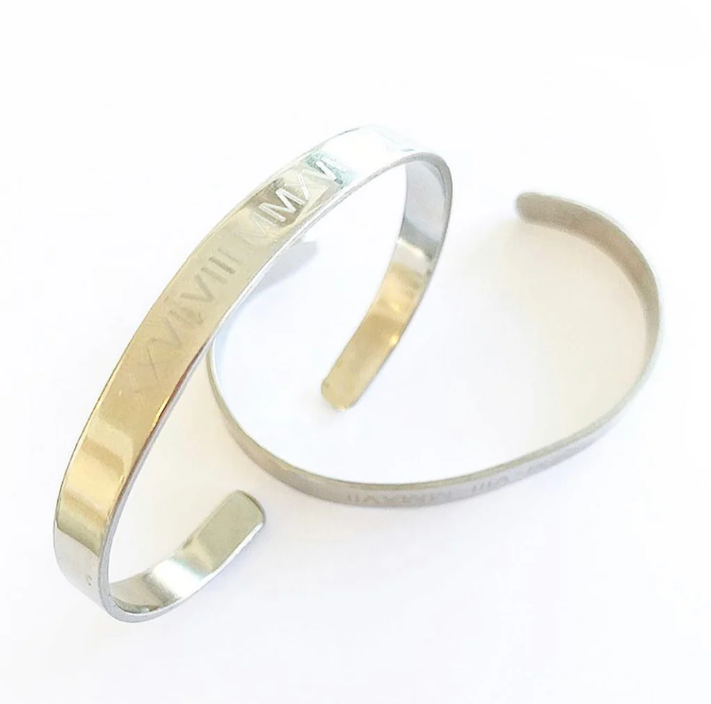 Elegantes Pulseras de Acero